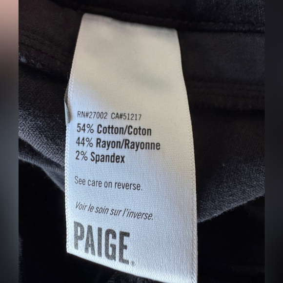 ⭐️Exceptional Velvet Paige Manhattan High Rise Bootcut Black Pants - 31 New - Picture 6 of 9